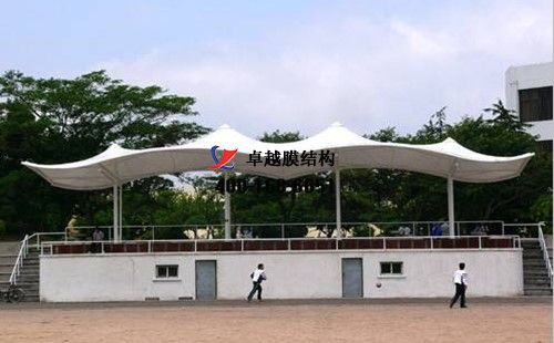 甘肅<font color='red'>膜結構看臺</font>/主席臺/舞臺【衛(wèi)生職業(yè)學院等】設計施工案例