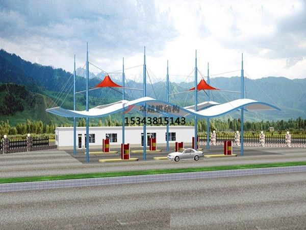 蚌埠市膜結(jié)構(gòu)雨棚工程設計施工案例 　　