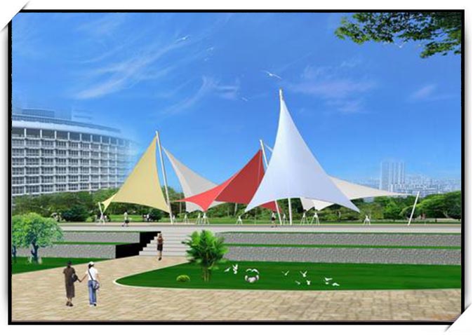 鄭州市張拉<font color='red'>膜結(jié)構(gòu)設(shè)計</font>施工案例